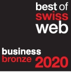 Prix Best of Swiss Web 2020 - Bronze Business