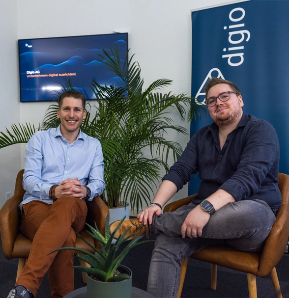 Damien et Tim en tant que visionnaires